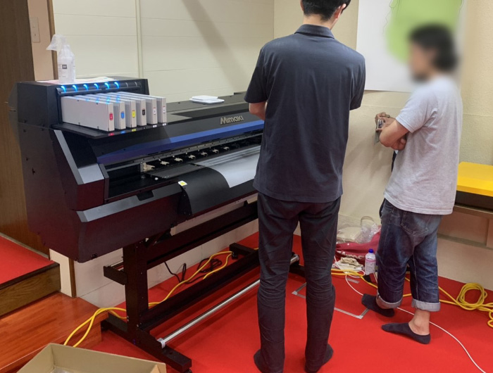 プリント業、S社様／ Mimaki TxF150-75導入